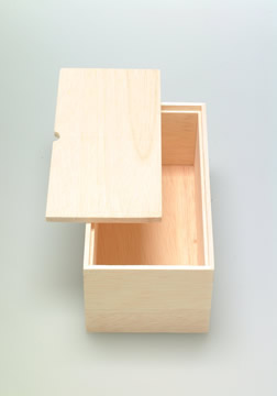 インロウ蓋式ギフト木箱